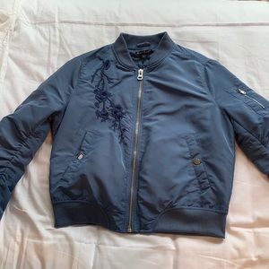 Jean Blue Bomber Jacket